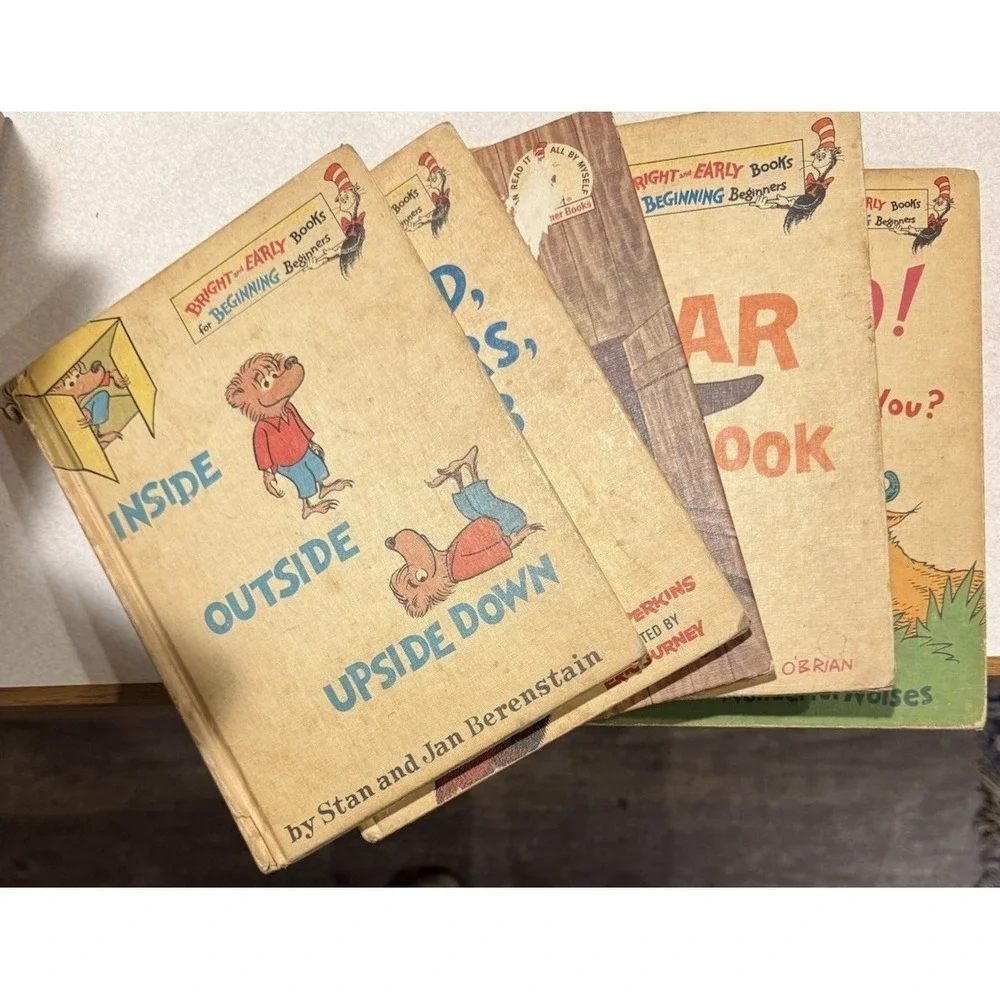 Vintage BRIGHT a EARLY BooKs for BEGINNING Beginners 1960s/70